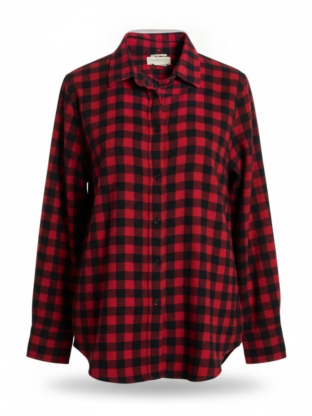 Ralph Lauren Red and Black Buffalo Check Button-Down Shirt